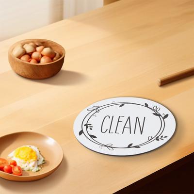 Magnet Sticker Indicator Magnet Sticker Clean Dirty Sign Dining & Bar