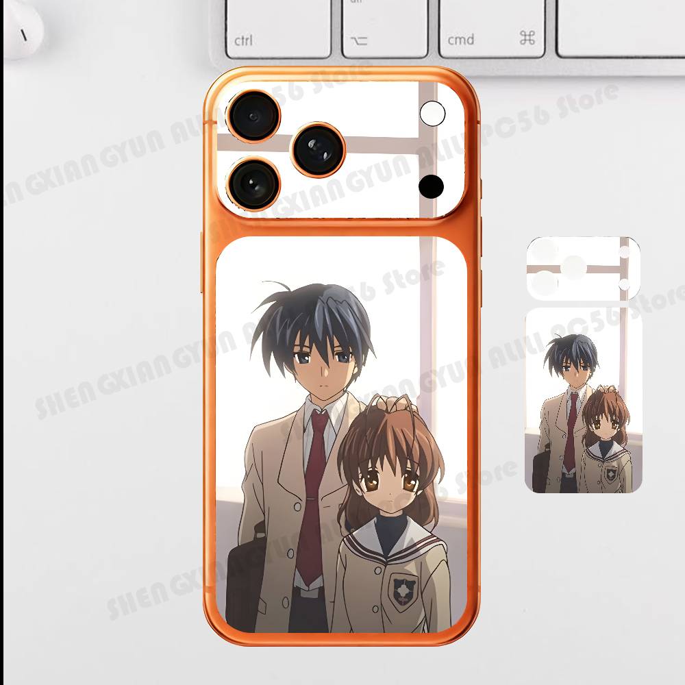 

Game O-Okazaki N-Nagisa For IPhone 17 Pro ProMax Full Back Cover Decal Wrap Skin Rear Protective Sticker Film iPhone17pro