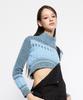 LARTIGENT L7 Colorblock Knit Bolero(Navy)