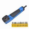 1/4 Right Angle Adapter for High Torque in Tight Spaces - Electric Drill/Screwdriver Tool