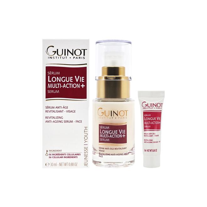GUINOT Serum Longuevie Multi Action Plus 30ml+3ml French Aesthetic GUINOT Longvi Multi Action Plus Serum 30ml+3ml