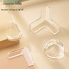 Children's Transparent PVC Corner Protectors - Anti-Bump Safety Wrap for Coffee Tables and Furniture Edges