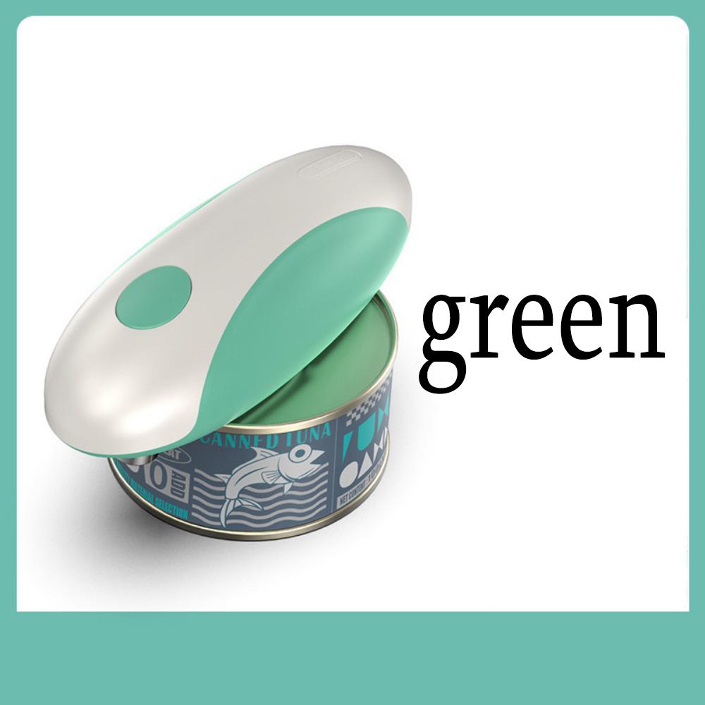 

Automatic Electric Can Opener, Kitchen Gadget, Portable Rechargeable Can Opener, Stylish Kitchen Tool, Lifter with Magnetic Lid зелёный