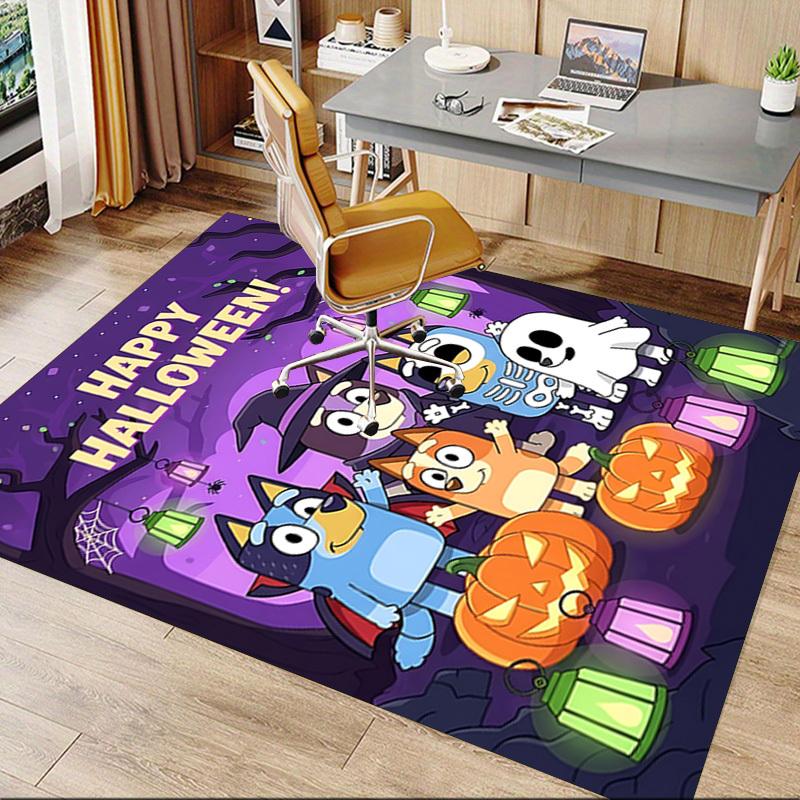 1pc Halloween Ghost Carpet Anti Slip Polyester Floor Mat for office.Bedroom