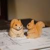 1 Stück Eichhörnchen Handgeschnitzte Holzskulptur Miniatur Waldkreatur Büro Arbeitszimmer Schreibtisch Akzent Naturinspiriertes Dekorationsornament