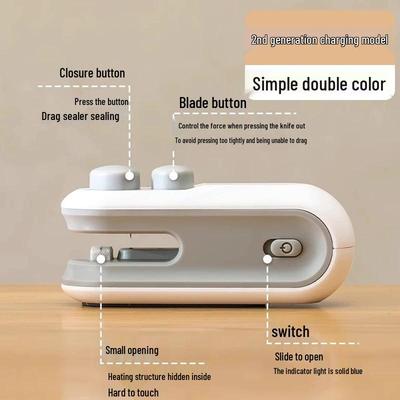 Portable Dual-Use Snack Sealing Machine for Food Preservation