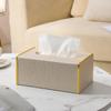 Luxus-Leder-Taschentuchbox