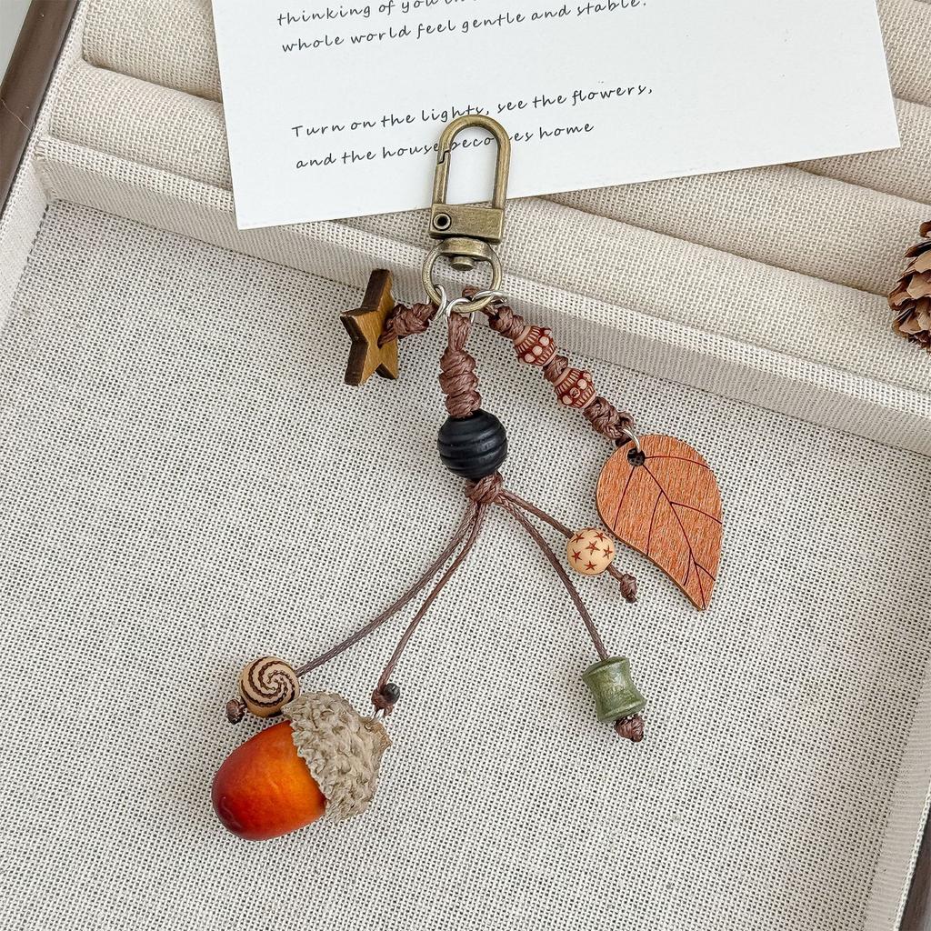 Themed Artificial Fruit Keyring Eye Catching Bag Accessory Fashion Bag Pendant Stylish Key Holder For Gifting