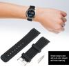 22mm Silicone Watchband Watch Strap Band Adjustable Wristwatch Replacement Part