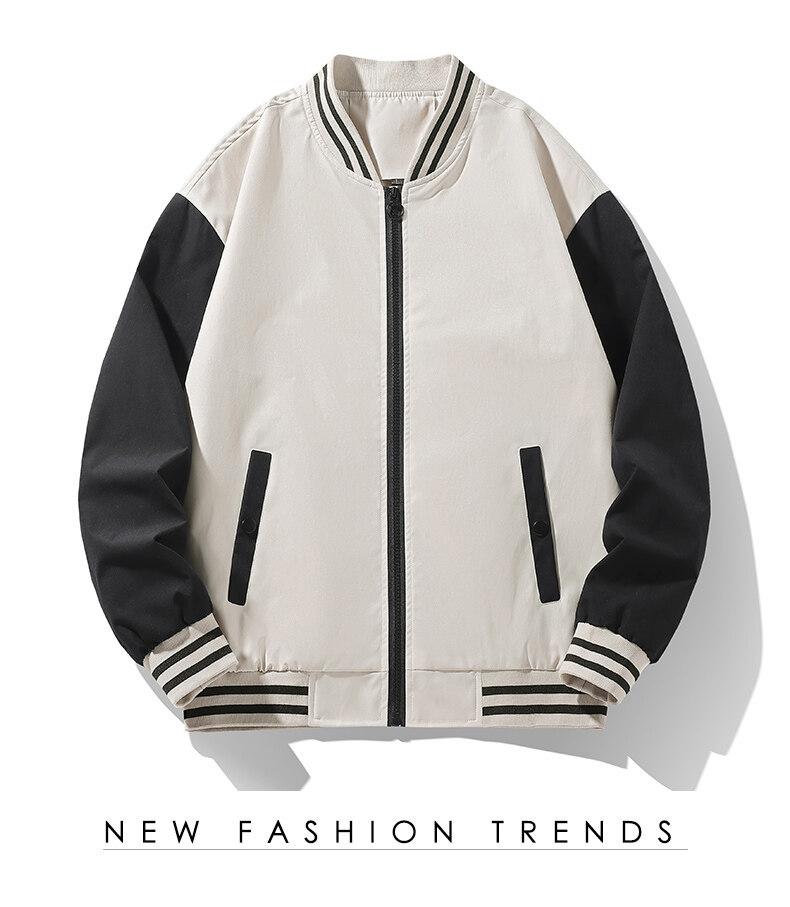 Jacket Men's Spring and Autumn Loose Boys Casual Jacket