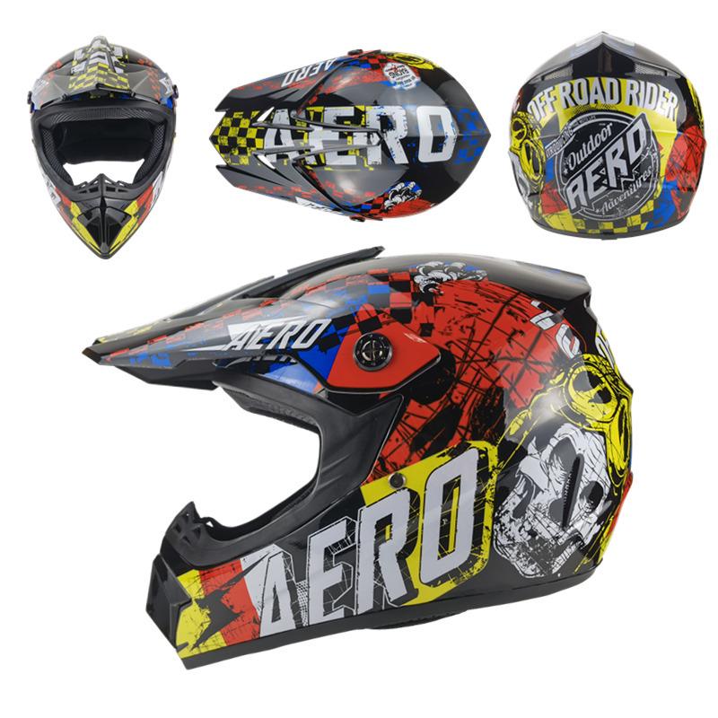 Kask do handlu transgranicznego do jazdy, kolarstwa górskiego, pojazdów plażowych, zjazdów i gokartów dla młodzieży