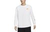 T Shirts Men's White Crew Neck Moderate Straight Fit FD9896-100
