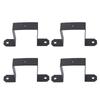 4 buc 4x4 Inch Legături Stâlp Curea Heavy Duty Suporturi Gard Punte Oțel Carbon Suporturi Montaj Foișor