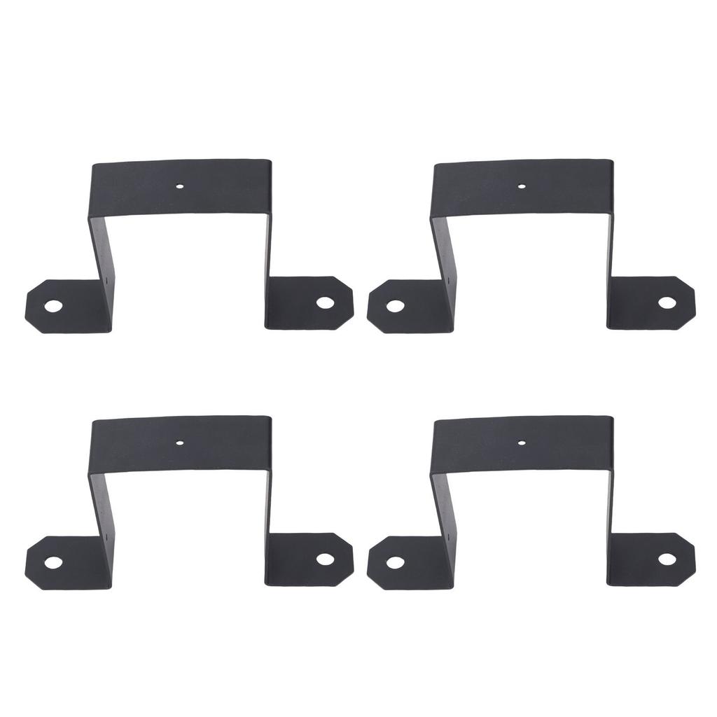 4 buc 4x4 Inch Legături Stâlp Curea Heavy Duty Suporturi Gard Punte Oțel Carbon Suporturi Montaj Foișor