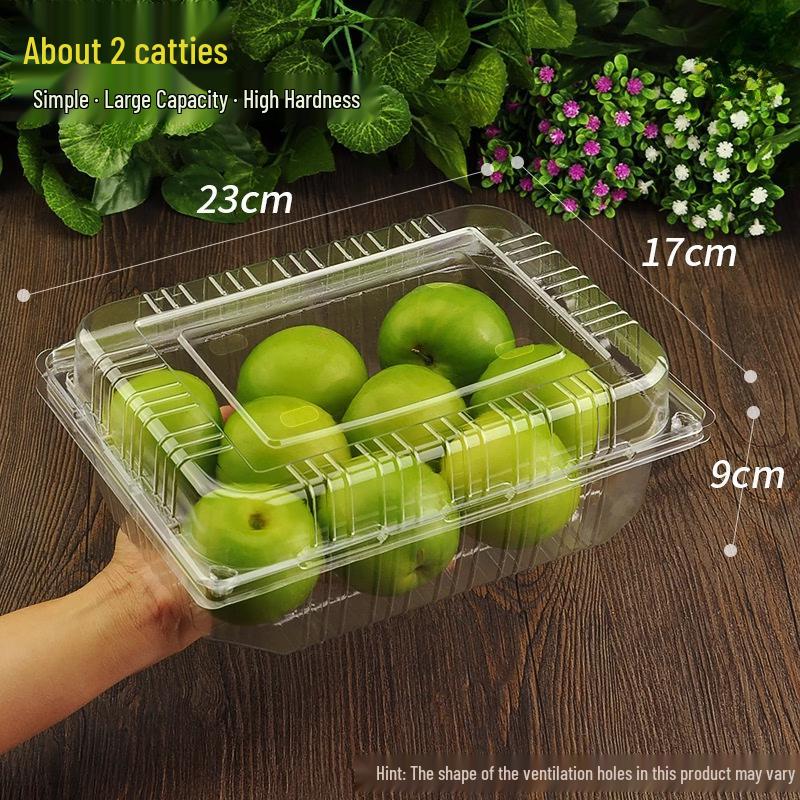 Handon Disposable Round Plastic Fruit Containers