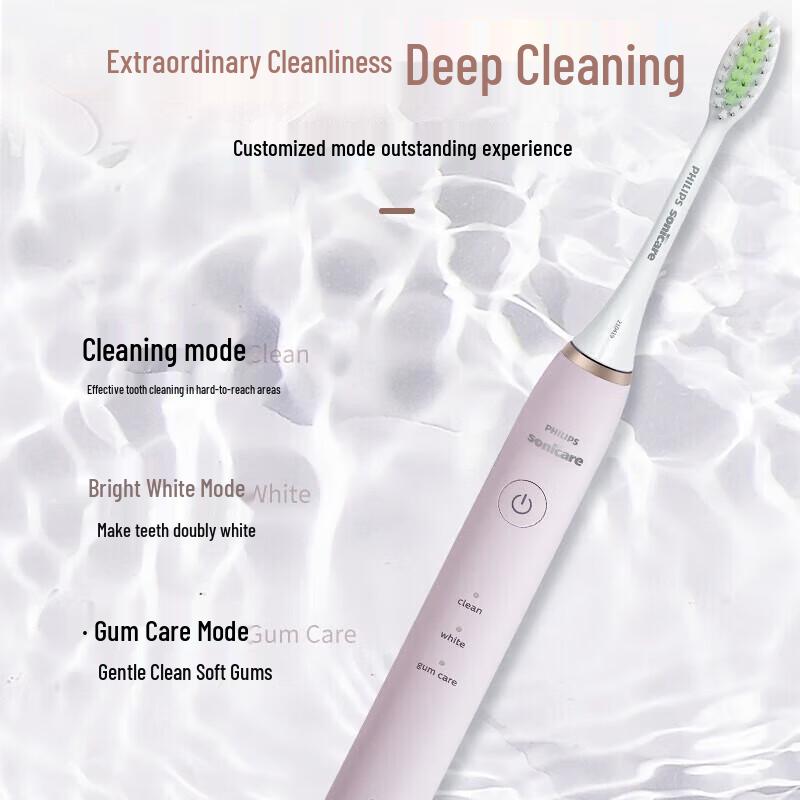 Philips S5 Sonic Electric Toothbrush HX2461/04, Rose Pink with UV