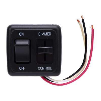 DC Light Switch with Dimmer Control 60W LED Halogen Incandescent Lamp Toggle Switch for RV Truck Marine Strip Lighting