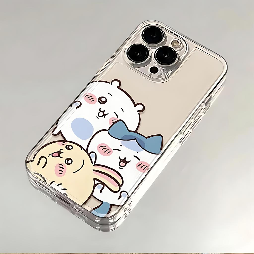 Cute and Kawaii U-Usachi-s Phone Case For Samsung S26 S25 S24 S23 S22 S21 FE Note20 Plus Ultra Lite Edge 5G Clear Soft TPU Cover