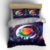 "Galaxy Rose Three-Piece Set" Soft Comfortable Duvet Cover Bedding Set Included 1*Duvet Cover & 2*Pillowcases Gift