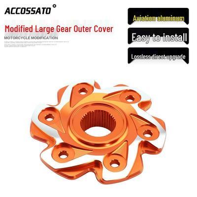 Motorcycle Single Swingarm Rear Wheel Nut Gear Cover for KY 525X/F 321RR/R