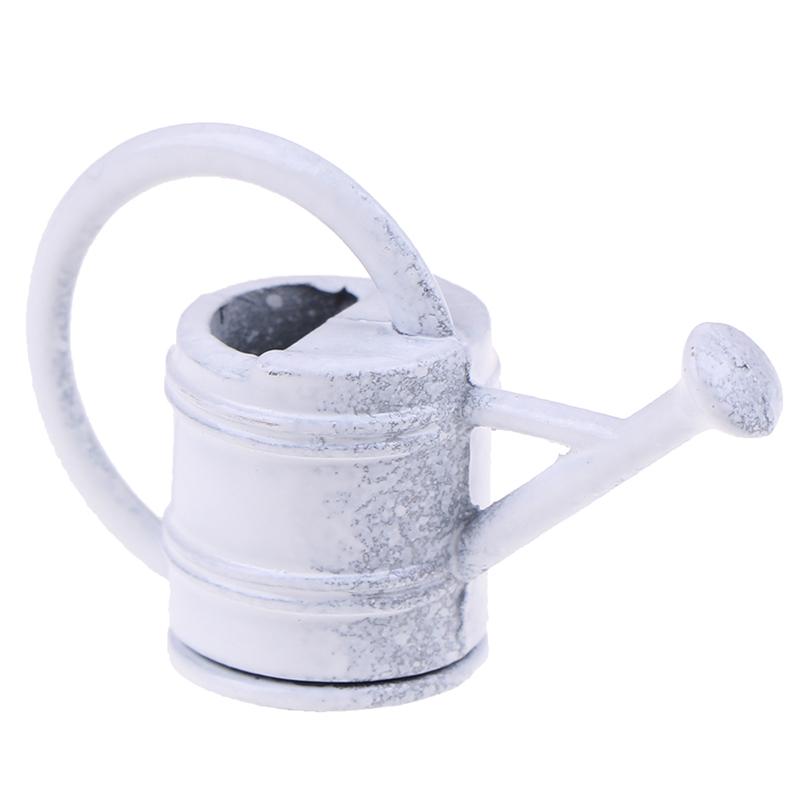 1/12 Metal Watering Can Buckets Garden Miniature Decoration For Children Kids Dolls Acces Dollhouse Miniature Furniture Toys