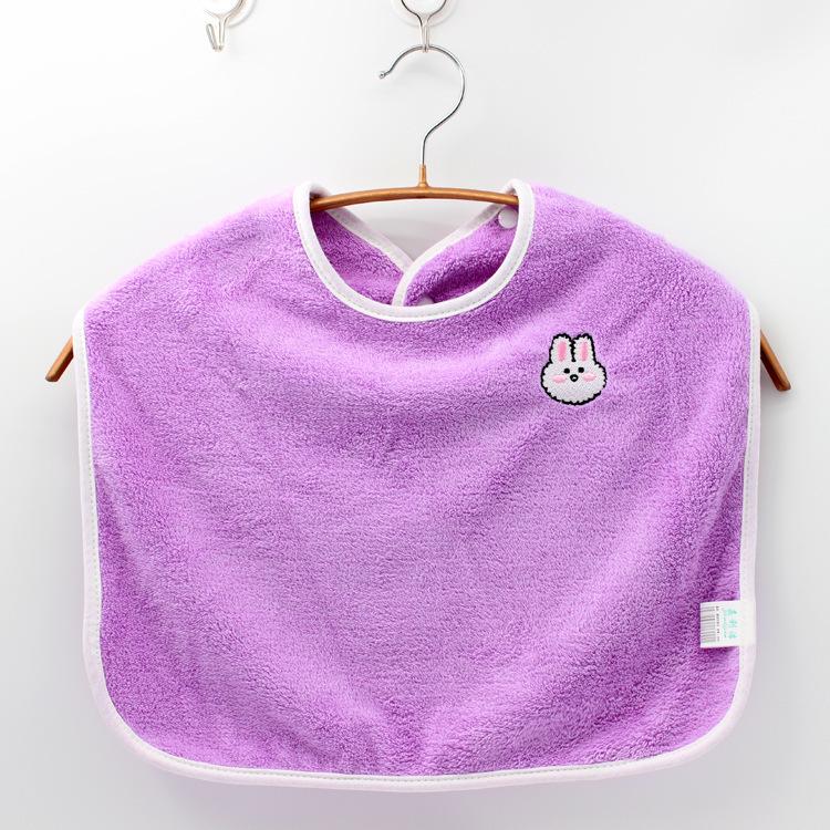 Children's toiletries, face brushing, coral fleece cartoon cute soft little towel, baby face wiping, bib, saliva towel