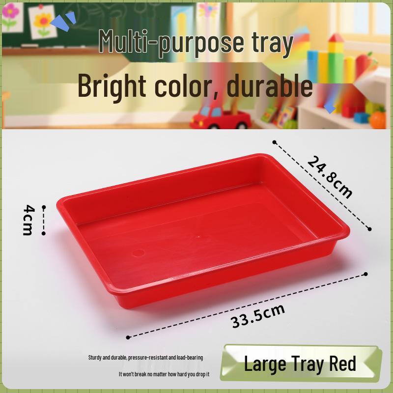 Mehrzweck-Kunststofftablett: Katzentoilette, Aufbewahrung, Malerei & Experimentelle Nutzung für Studenten