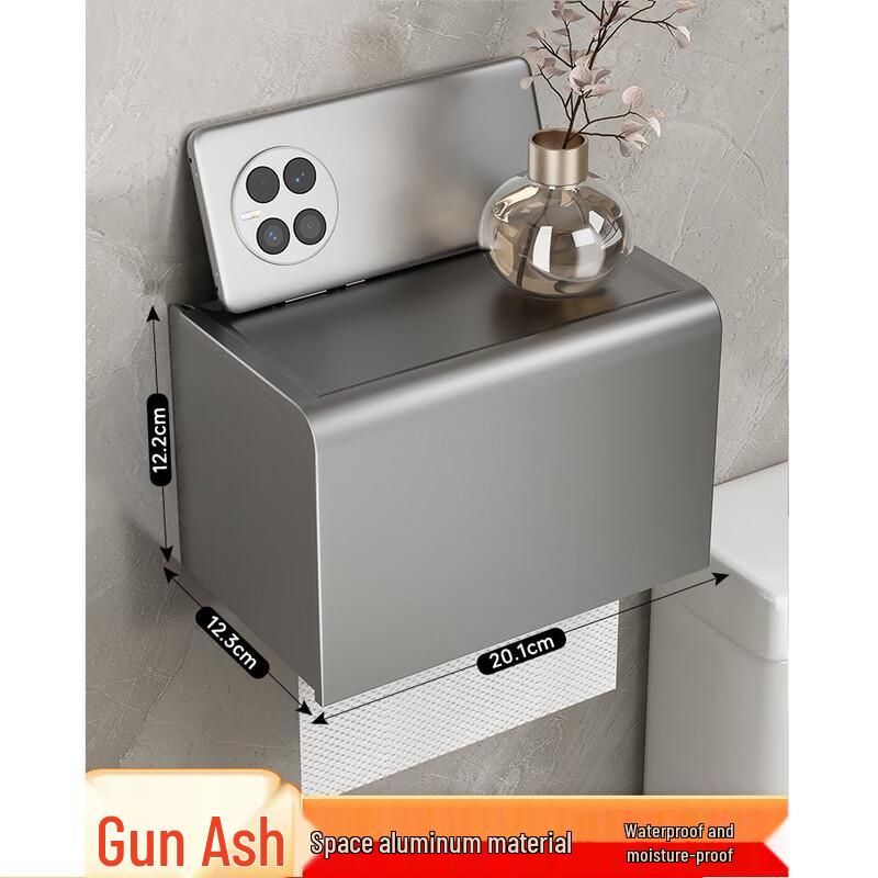 Zhishi Drill-Free Wall-Mounted Toilet Paper Holder