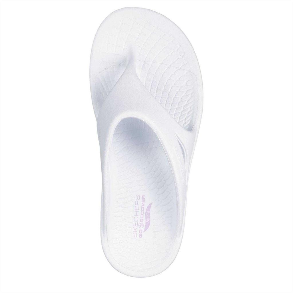 Skechers Damskie Płaskie Sandały Sportowe Go Walk z Podparciem Łuku Stopy