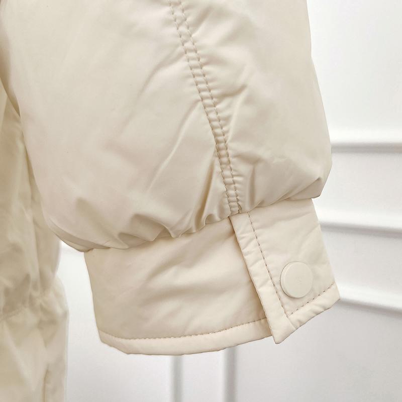 Autumn Winter Thick Warm Medium Long Coat Women Loose Solid Color Hooded Jacket Parkas Zipper Outwear S-XL