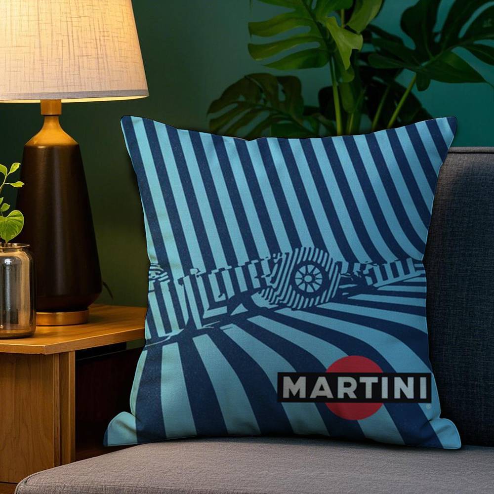 Car Cool M-MartiniES Pillow Case Plush Fabric Soft Double Sided Print Sofa Cushion Cover Throw Pillow Covers