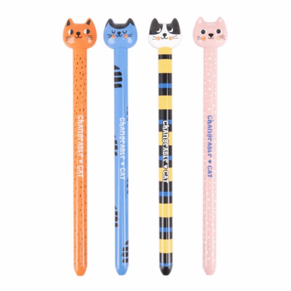 Quick-Drying Writing Pens Cat and Dog Stationery Pens Fun Writing Gel Pens Children Gift