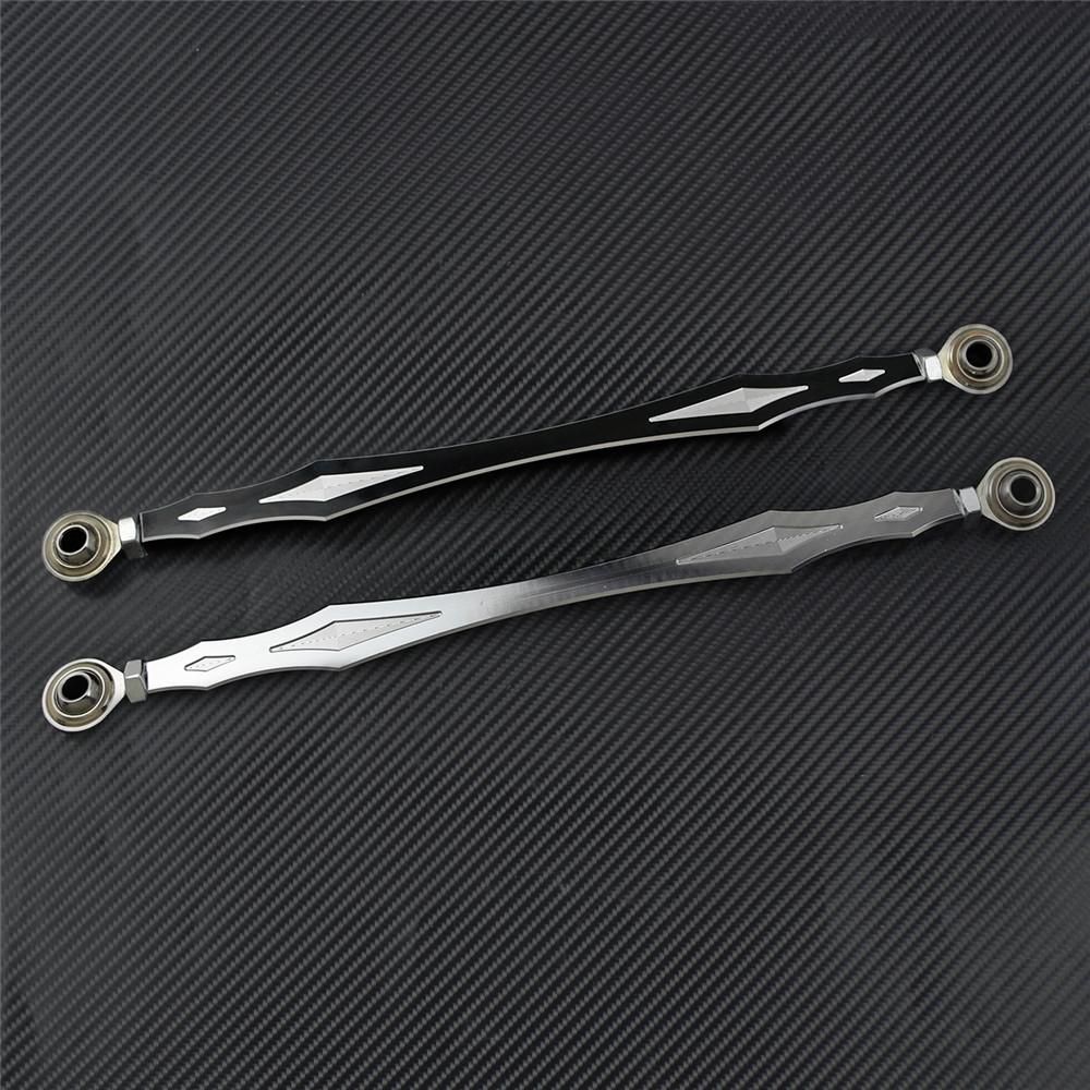 1pc Motorcycle Gear Shift Linkage Lever Black Chrome CNC 330mm Aluminum For Harley Touring Road King Electra Glide Softail Dyna