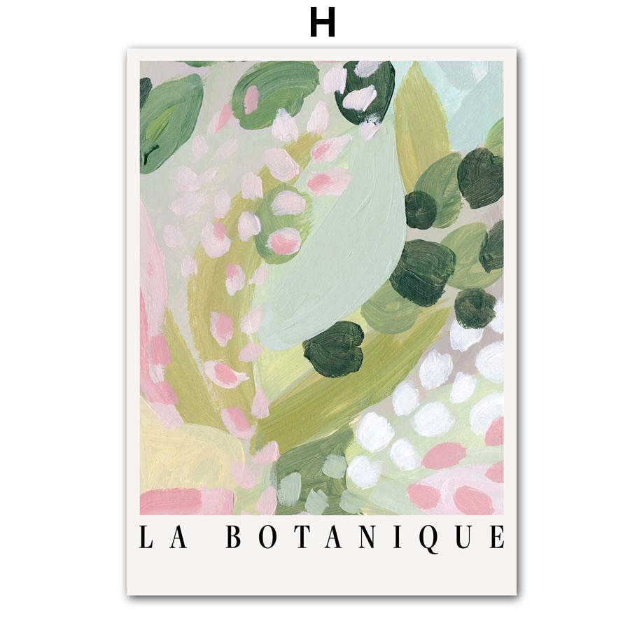 Bohemia Sea Car Vase Leaves Plants Abstract Landscape Poster And Prints Wall Art Canvas Painting Pictures For Living Room Decor