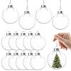 6Pcs Clear Fillable Christmas Ball Ornaments Xmas Tree Hanging Bauble Pendant 2025 Christmas Decoration For Home New Year Gifts