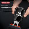 Car Seat Belt Plug Extender Carbon Fiber Safety Strap Buckle For Mazda 3 6 2 5 CX-5 CX-30 CX-50 CX-90 CX-8 BT-50 CX-80 CX-70