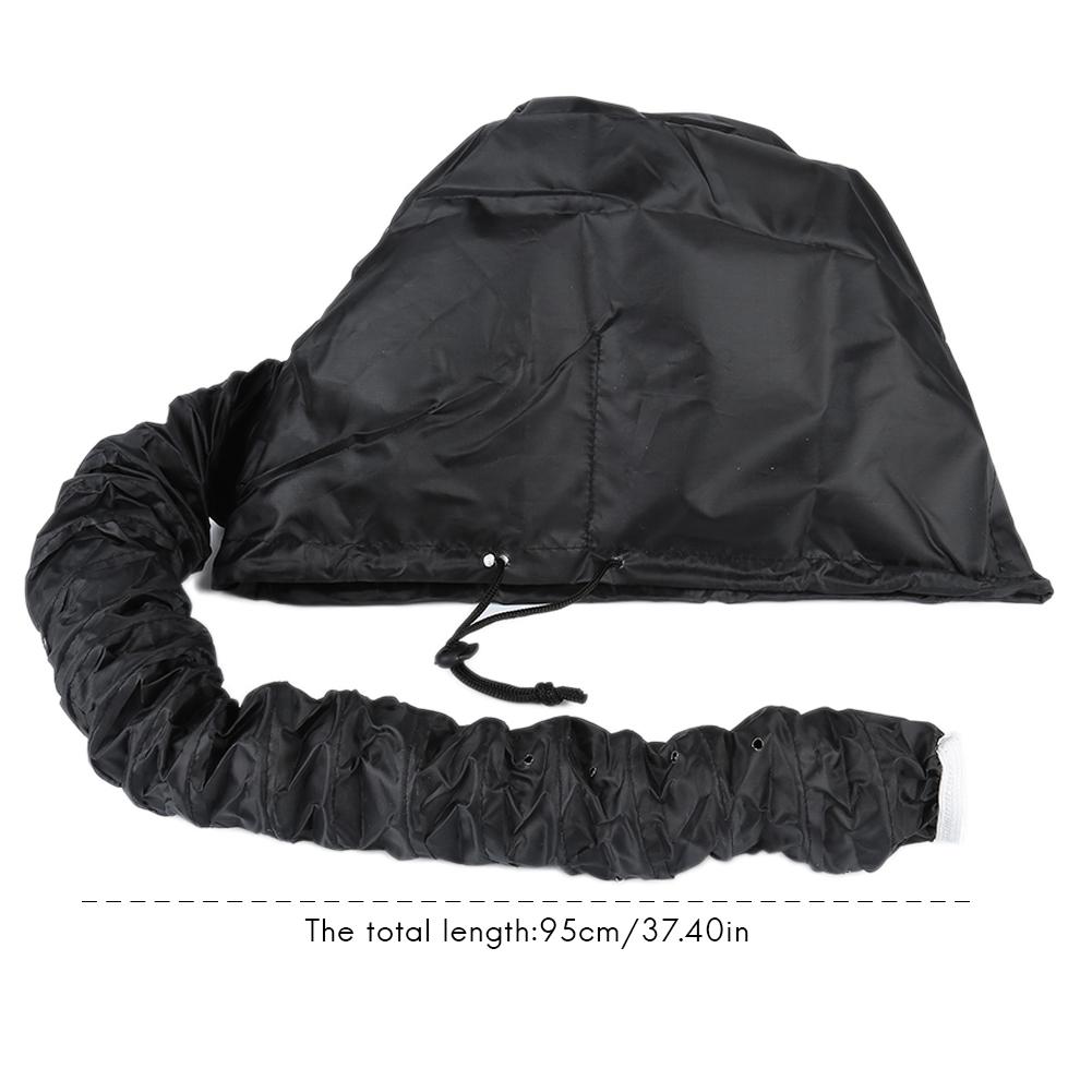 

Удобный домашний портативный салонный фен с мягким капюшоном, большой пышный легкий легкий инструмент для укладки чёрный