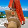Spring Summer New Lazy Travel Hat Clip Sunflower Bag Clip Outdoor Backpack Luggage Organizer Multi-Purpose Straw Hat Clip