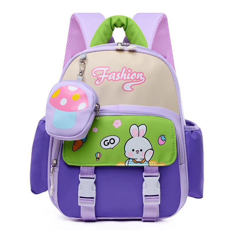 New spine protection, light weight reduction, kindergarten schoolbag, cute backpack, boys and girls children's backpack