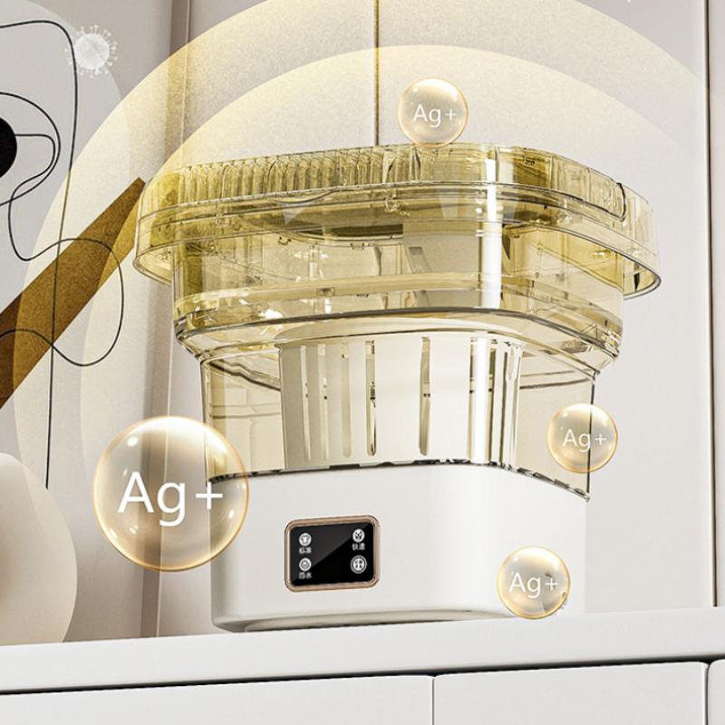 Mașină de spălat pliabilă portabilă cu afișaj LCD Mini centrifugă pentru lenjerie de corp 9L