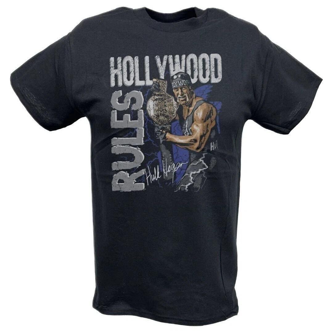 Hollywood Hulk Hogan Rules Black T-shirt S