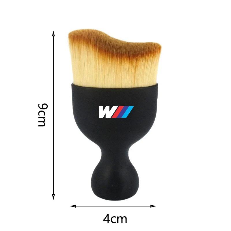 1Pcs Car Emblem Cleaning Soft Brush Dust Remover Tool For BMW M Performance E46 E90 F10 F30 X3 F20 E60 E70 E39 E36 E87 G11 DGJLS1