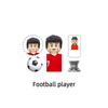 Der berühmte Fußballspieler Star Nummer 7 8 10 4 9 18 Modellbausteine MOC Steine Set Geschenke Spielzeug Für Kinder TV6507