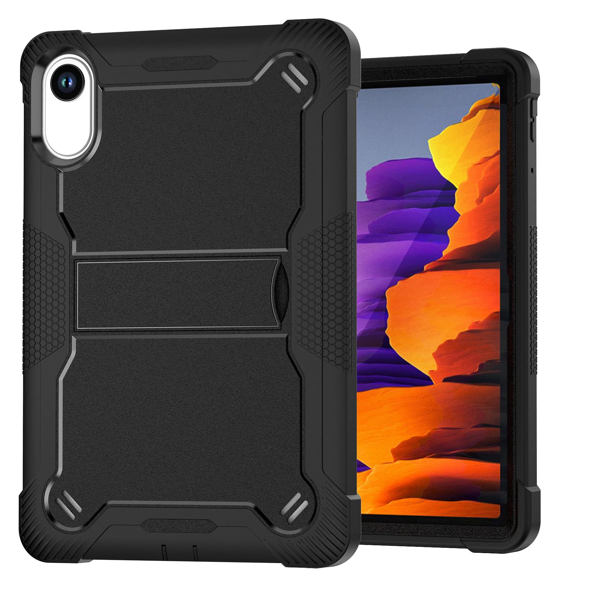 Capa de Armadura Para Xiaomi Redmi Pad 2 11 polegadas Modelo Pad2 25040RP0AG -Antiderrapante Suporte Embutido Capa Híbrida À Prova de Choque Capa Redmi Pad 2 2025 preto