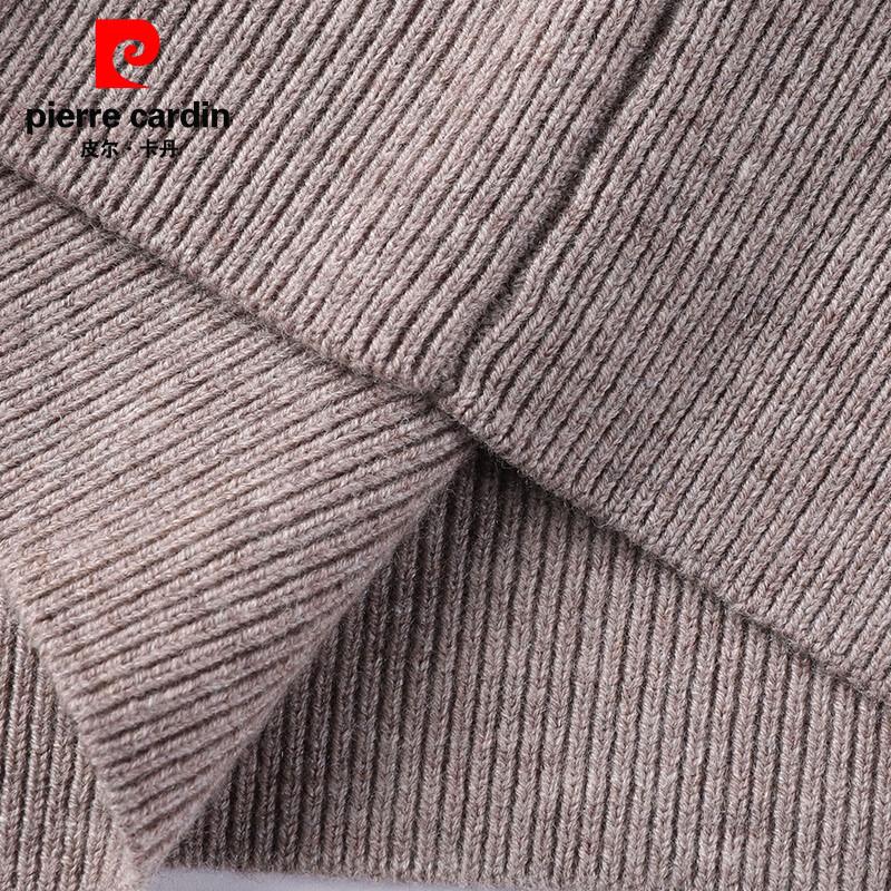 Pierre Cardin Men's 100% Pure Wool Faux Two-Piece Sweater