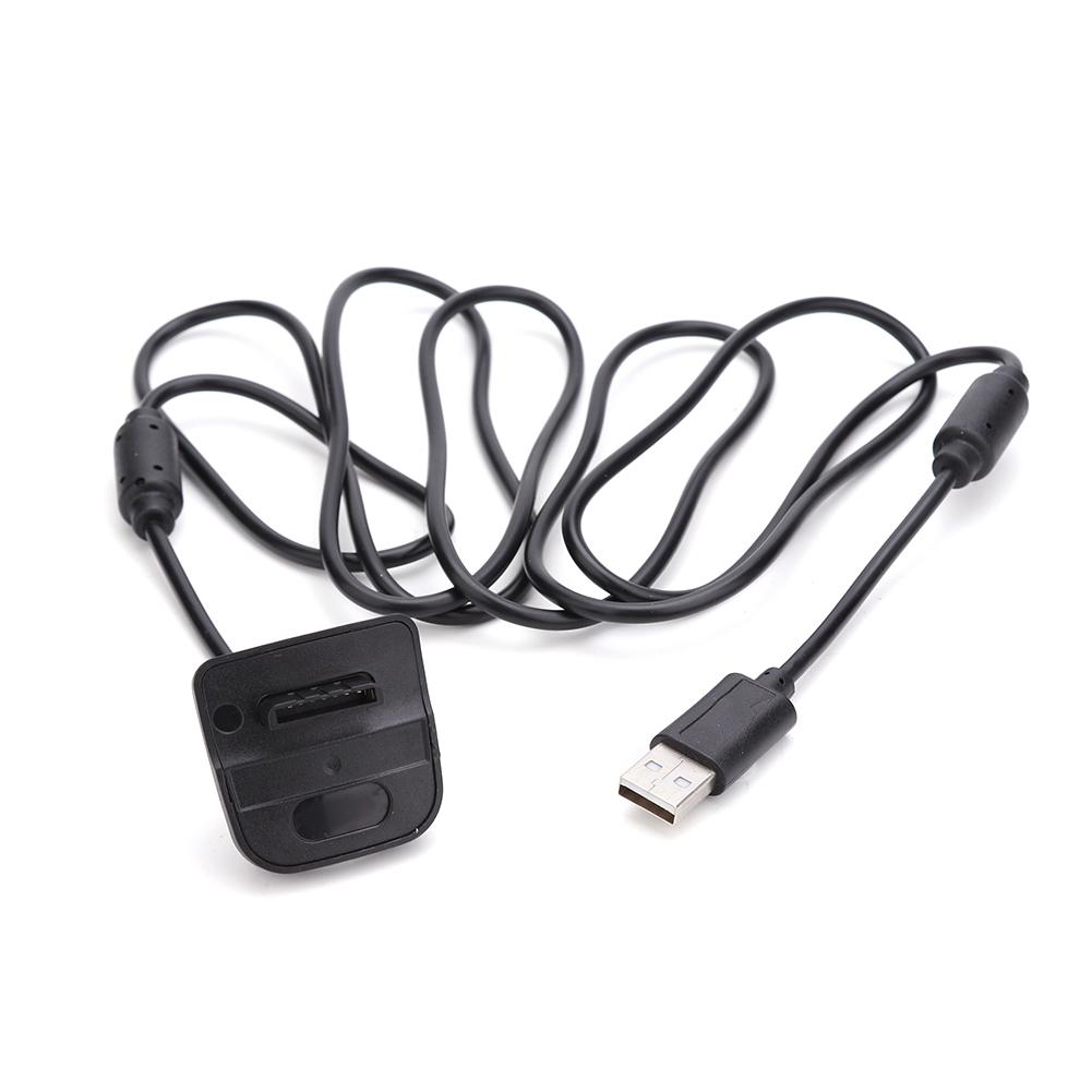 

Кабель USB для зарядки, блок питания, зарядка для беспроводного геймпада Xbox 360, классические цвета и простой дизайн чёрный