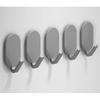 5/10pcs Strong Wall Hooks Self Adhesive Key Coat Bag Hanger Hook Bathroom Kitchen Door Robe Towel Storage Rack Hook Accessories