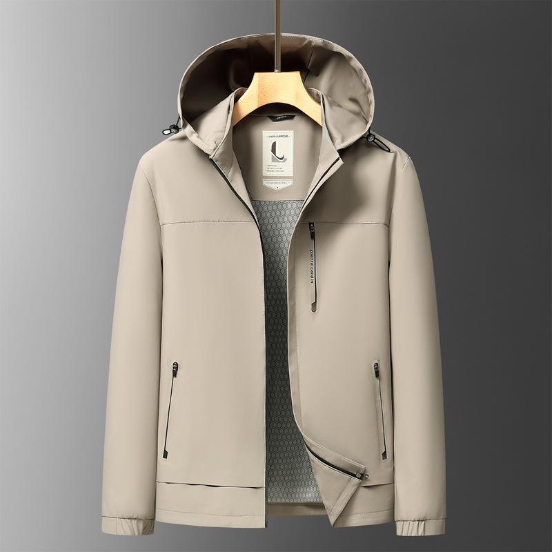 Hooded Short Jacket Top Men's Spring and Autumn New Casual Coat