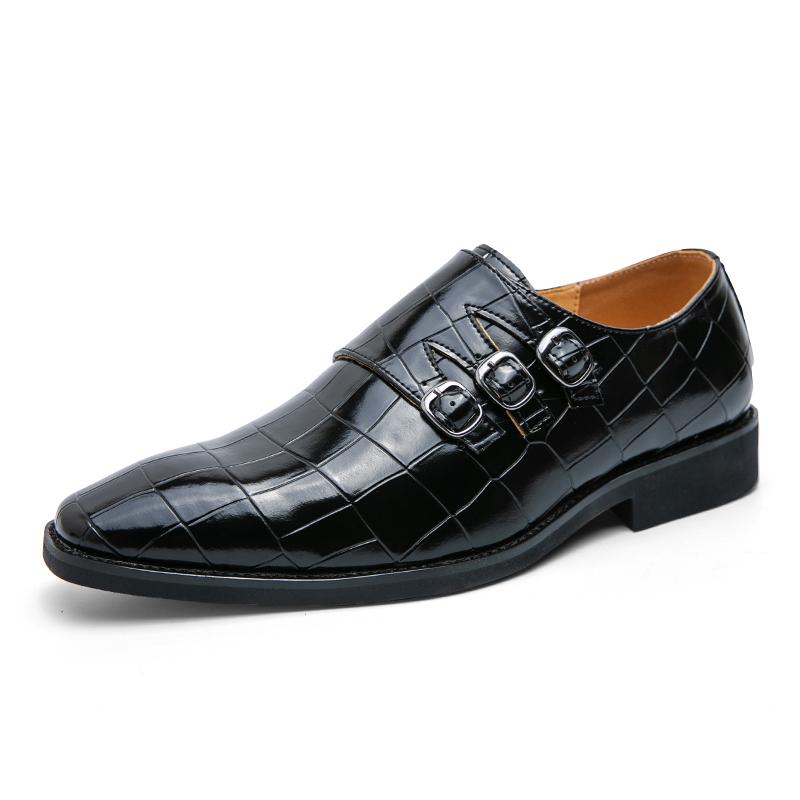 Fashion 2024 New White Monk Shoes Leather Loafers Men Dress Shoes Slip On Breathable Driving Shoes Multi Color Penny Moccasins Shoes Men