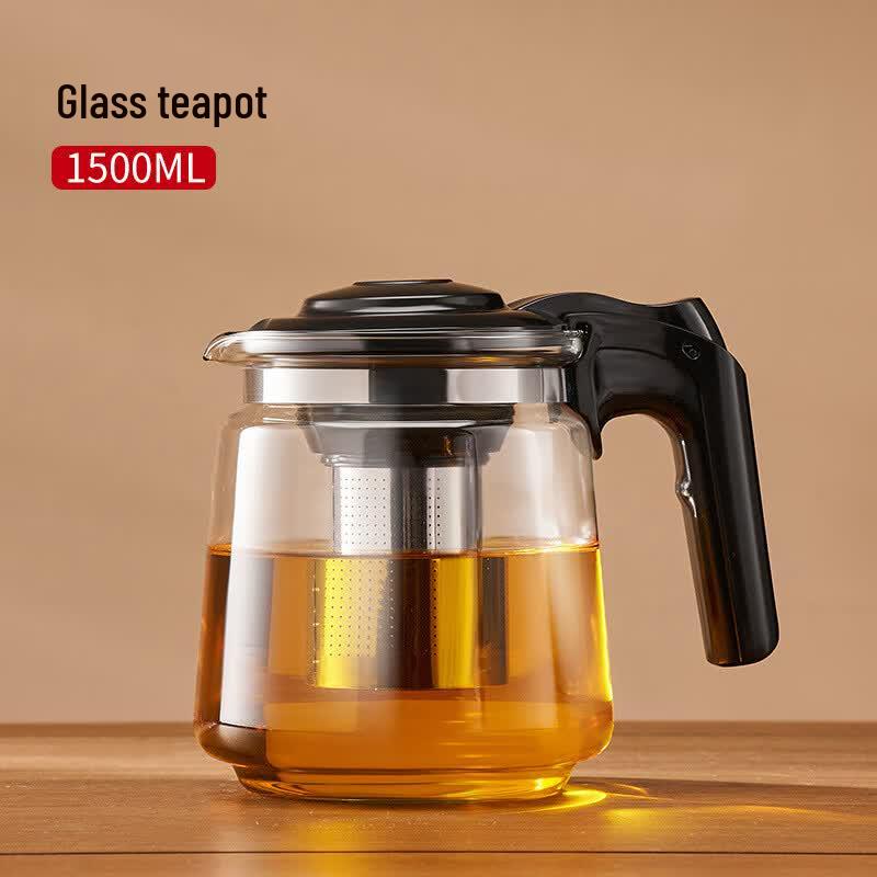 

1500ml Glass Teapot with Metal Infuser